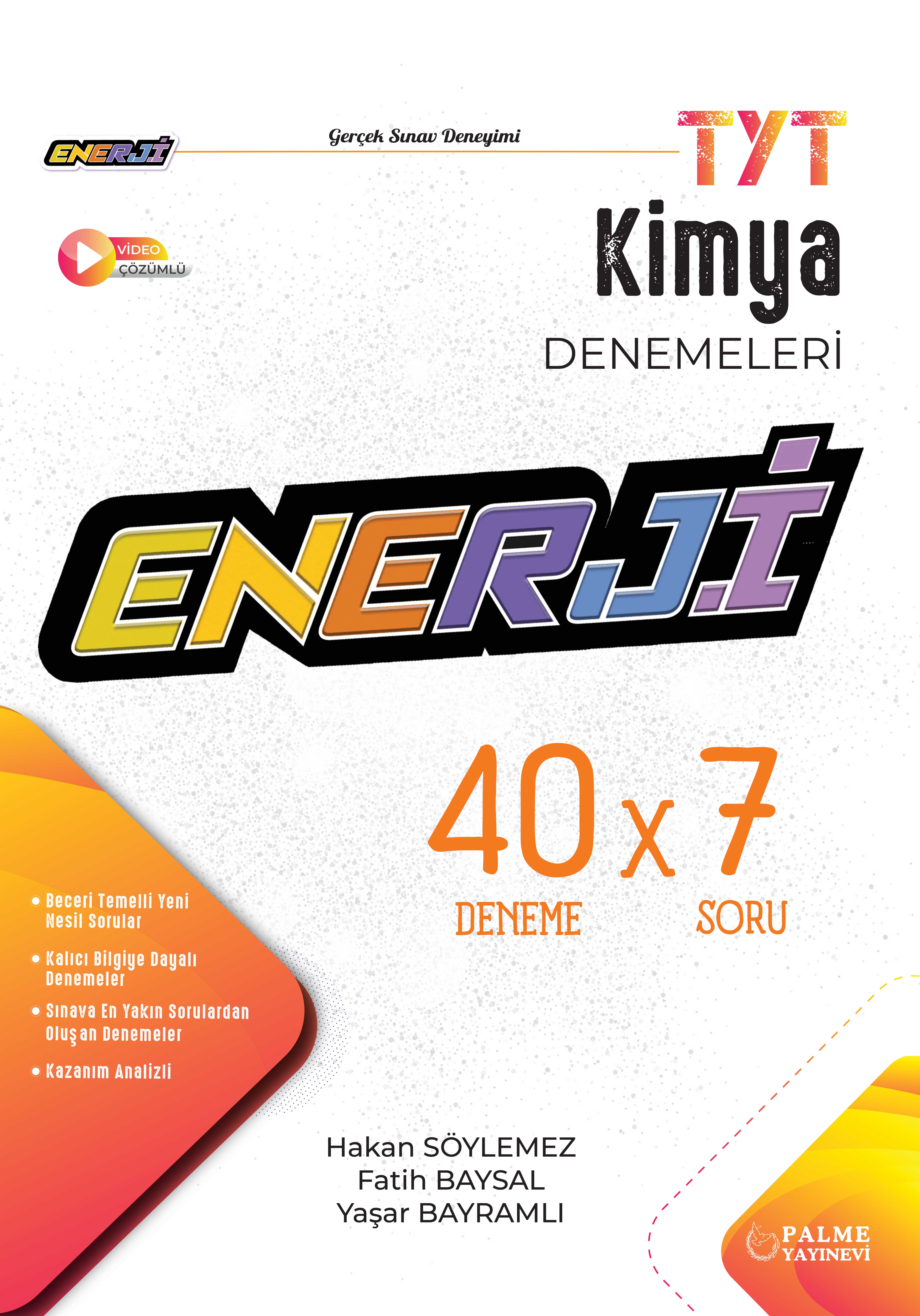 TYT ENERJİ KİMYA DENEMELERİ 40 x 7